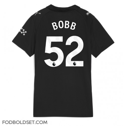 Manchester City Oscar Bobb #52 Udebanetrøje Dame 2025-26 Kortærmet